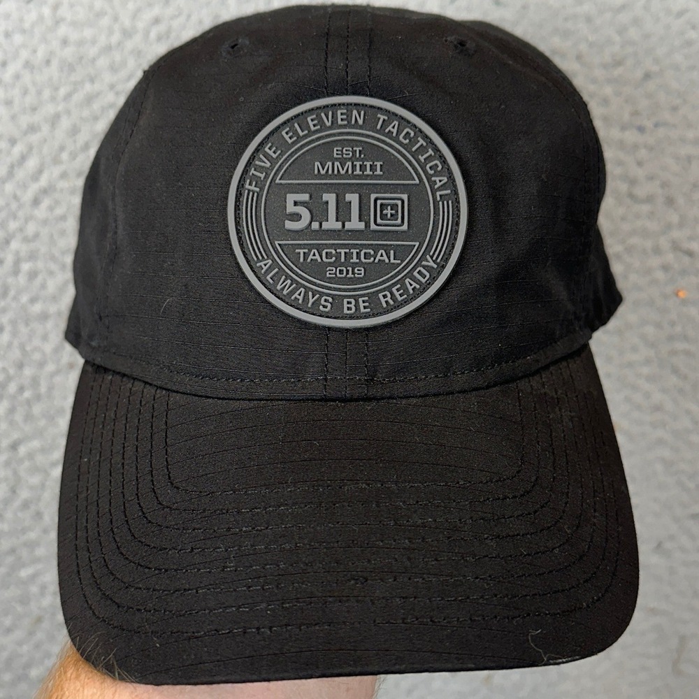 NEW 5.11 Tactical Hat Mens OSFA 2019 Marketing Black Ripstop Military Snapback